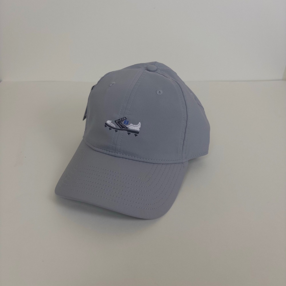 FootJoy Performance Shoe Cap Mens OSFM Grey Embroidered Golf Hat 35744 NWT